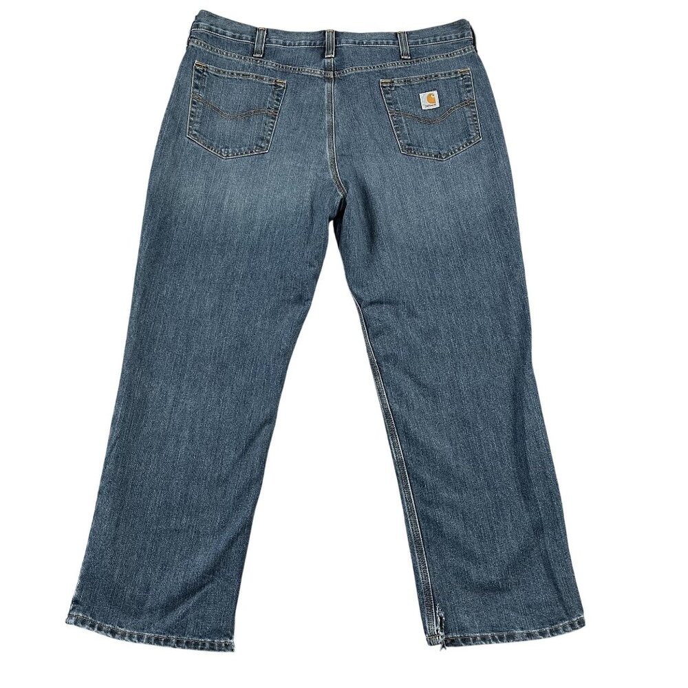 Carhartt Jeans Mens 42x30 Relaxed Fit Denim Medium Wash Mid‎ Rise